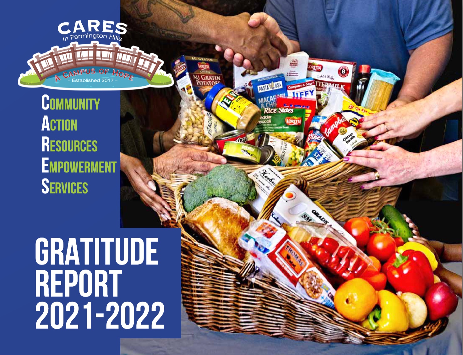 CARES Gratitude Report 2021–2022 cover