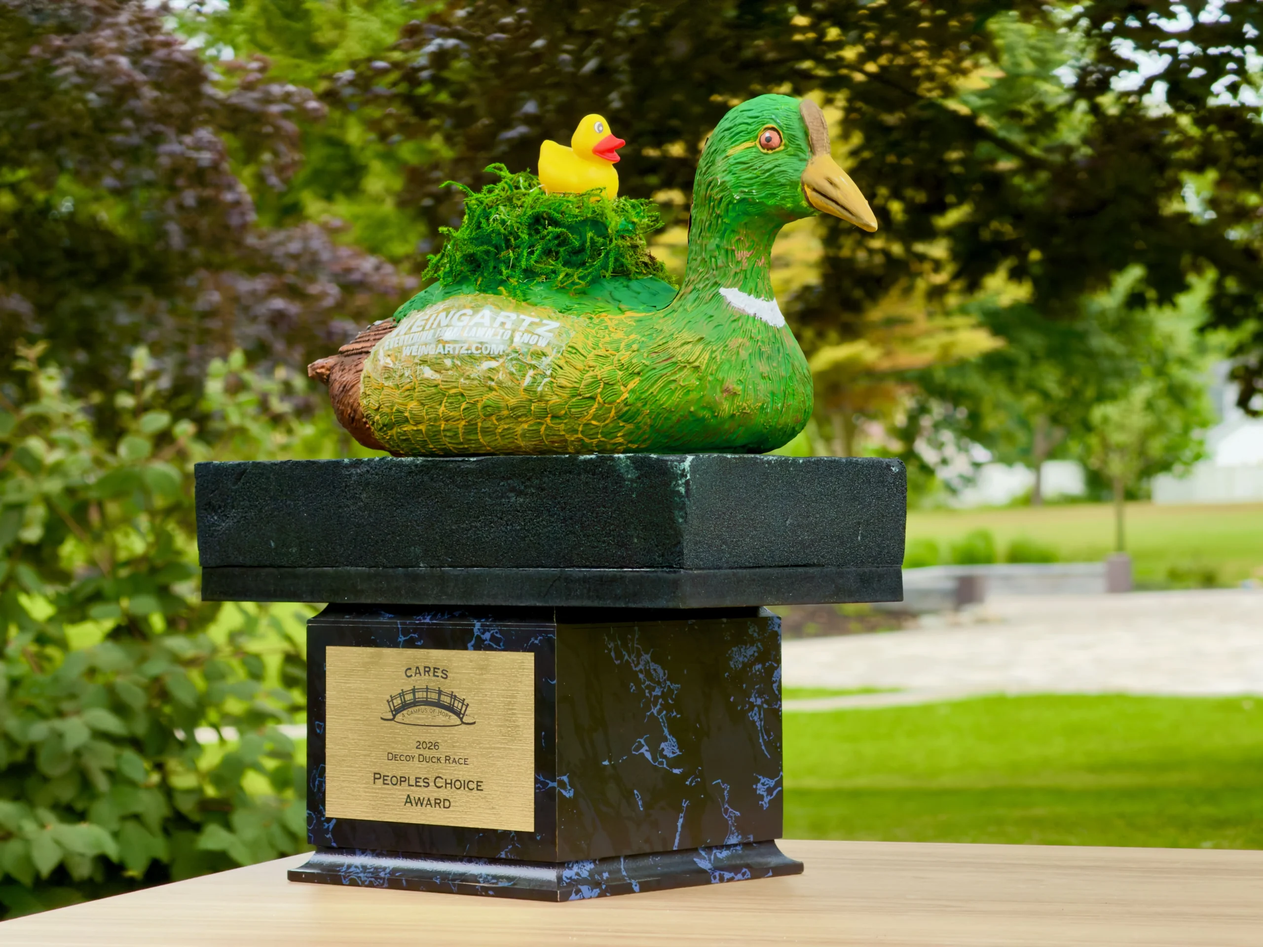 Weingartz's People's Choice decoy duck — best looking duck